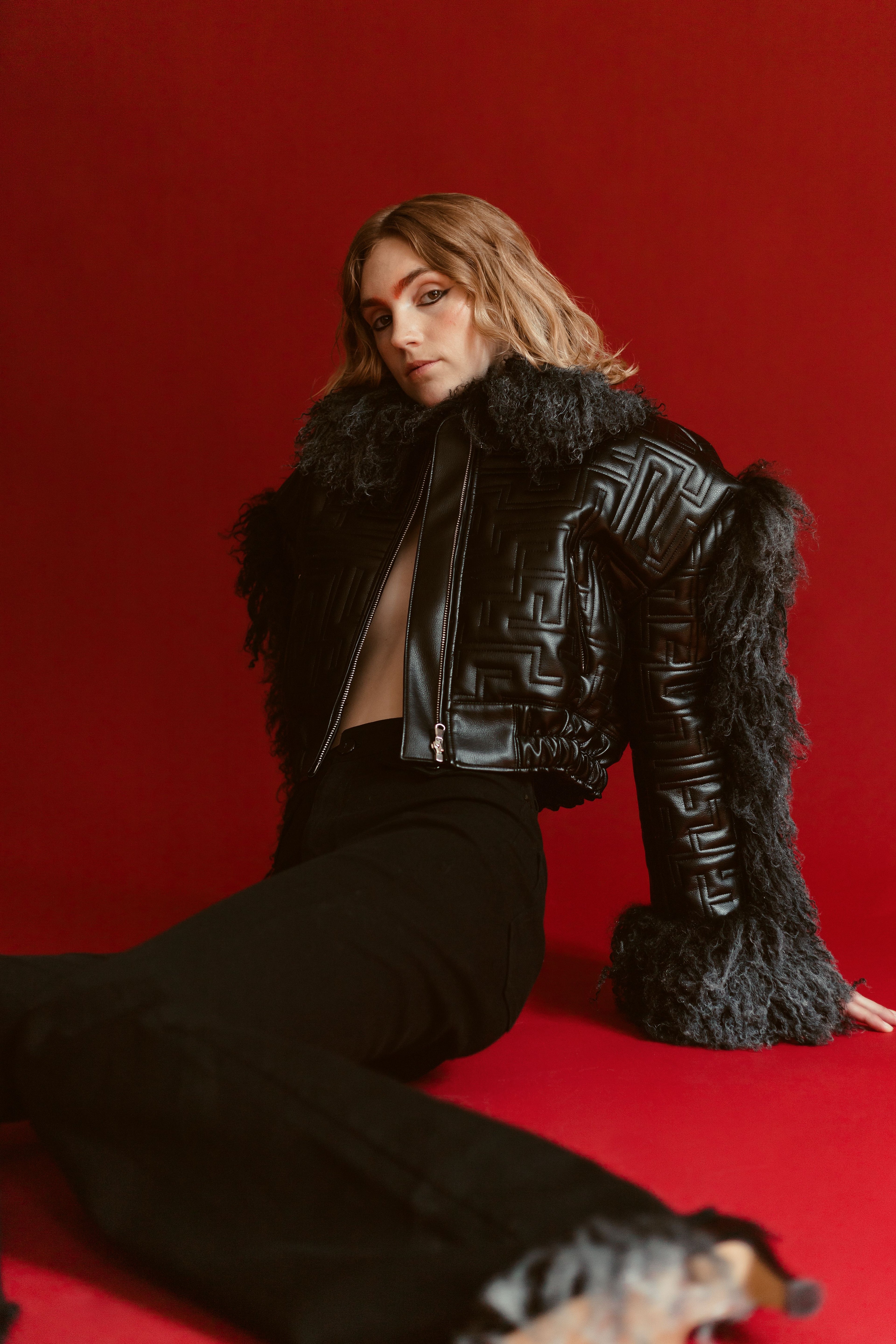 Labyrinth Quilted Leather Jacket